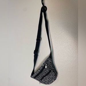 Black & White Aztec Fanny Pack/Belt Bag